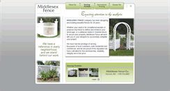 Desktop Screenshot of middlesexfence.com